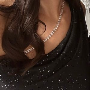 Slinky one shoulder dress